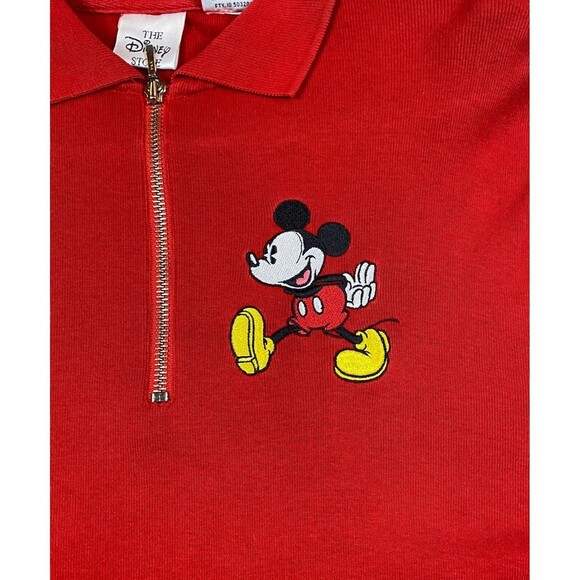 Walt Disney World Mickey Sweater Adult Small Red Sweatshirt - Picture 3 of 15
